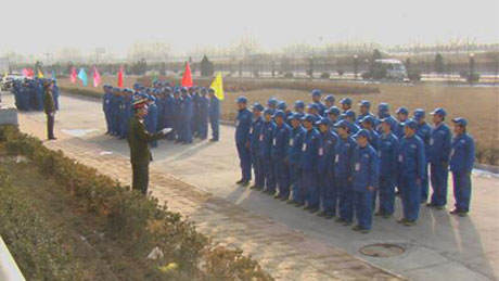 食品板塊2008年度新員工入職培訓第一課——軍事訓練